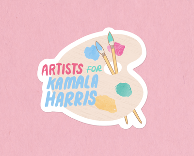 Artists for Kamala sticker