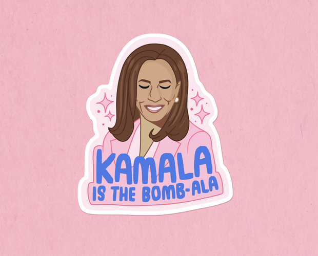 Kamala is the Bomb-ala sticker