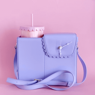 Lilac Ella that I turned into a clock! (S20)