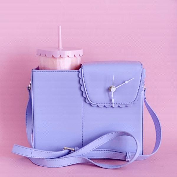 Lilac Ella that I turned into a clock! (S20)