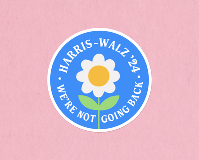 Harris Walz sticker